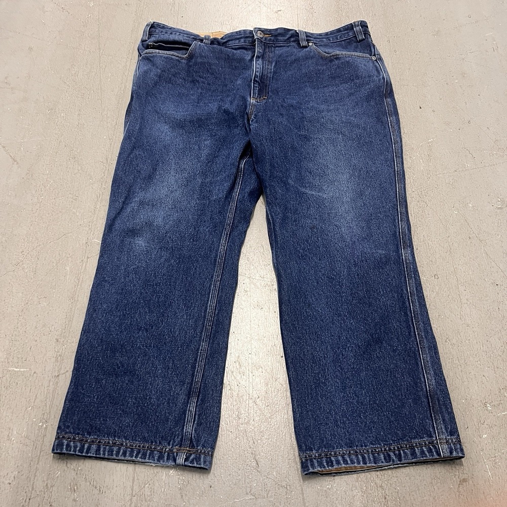 Duluth Trading Co. Jeans Men 44 x 28 Straight Relaxed Fit Dark Wash Denim Pants‎